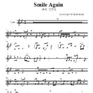 Smile Again玛利亚_歌曲简谱