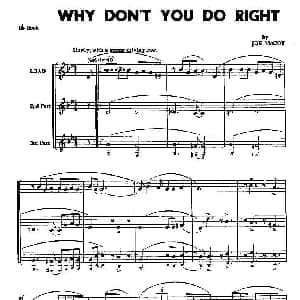 萨克斯谱 | WHY DONNOT YOU DO RIGHT