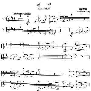 小提琴谱 | 愿望 重奏曲