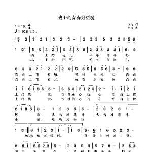战士的青春好烂漫_歌曲简谱_词曲:袁龙 袁龙