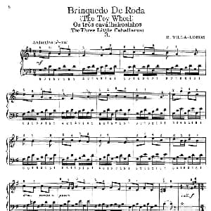 Brinquedo de Roda 钢琴谱 海托尔 维拉 罗勃斯