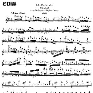 长笛曲谱 | Scherzo