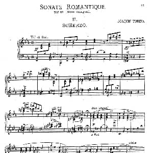 Sonate Romantique Op.3 钢琴谱 华金 图里纳