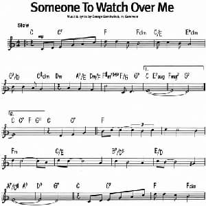 蓝调音乐:Someone To Watch Over Me_外国歌谱