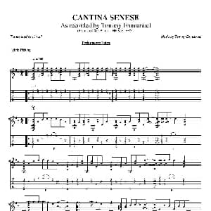 tommy emmanuel cantina senese version 2 吉他谱 tommy emmanuel