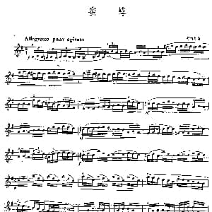 小提琴谱 | 蜜蜂 The Bee 舒伯特