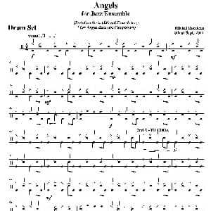 Angels for Jazz Ensemble 爵士鼓分谱