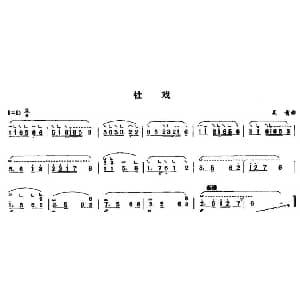 古筝谱 | 社戏 吴青
