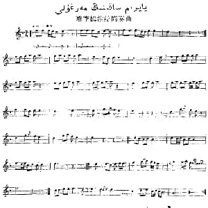 Ⅷ 乌夏克木卡姆 390 400 主旋律谱 十二木卡姆