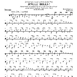 JINGLE BELLS！ 爵士鼓分谱
