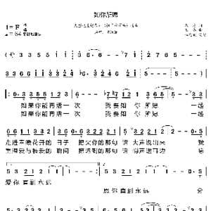 如你所愿_歌曲简谱_词曲:朱海 王备