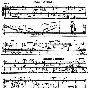 为加料钢琴而作的奏鸣曲与间奏曲 钢琴谱 约翰 凯奇