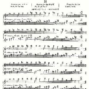 长笛曲谱 | 初级练习之11 Alphonse Ludec Debutant Flutiste 莫伊斯Moyse