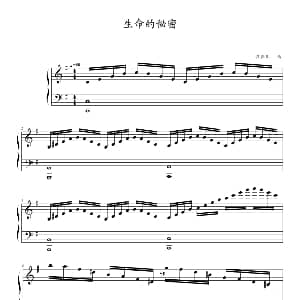 生命的秘密 钢琴谱 夜猫儿