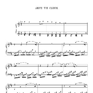 Above the Clouds 钢琴谱 Kevin Kern