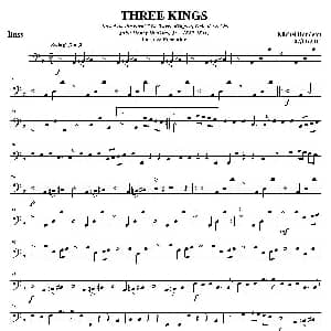 THREE KINGS 贝司分谱