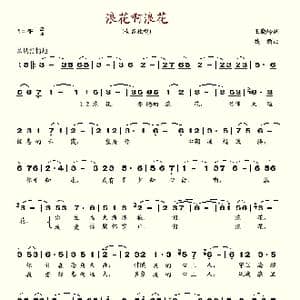 浪花啊浪花_歌谱投稿_词曲:王晓岭 魏群