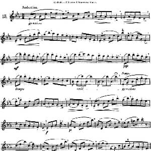 长笛曲谱 | 三十首基础及提高练习曲 NO.15 Garibold 加里波第