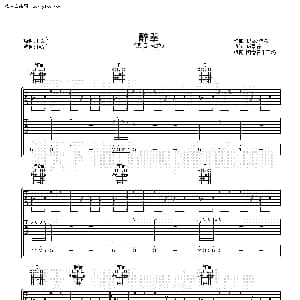 醉拳 吉他谱 成龙 厉曼婷 偲菘 伟菘