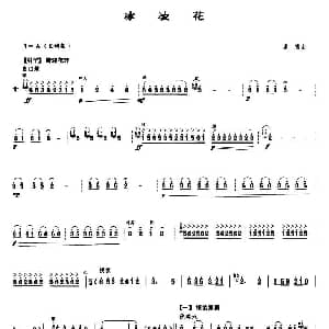 冰凌花 笙谱 唐富