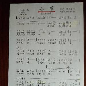 小草_歌谱投稿_词曲:向彤.何兆华 王祖皆.张卓娅