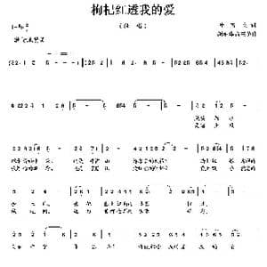枸杞红透我的爱_歌曲简谱_词曲:叶方义 胡润华 俞淑英