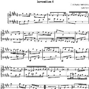 15首巴赫二部创意曲集 钢琴谱 巴赫