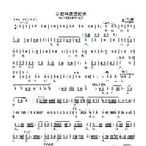 拿起鞋底想起他_歌曲简谱