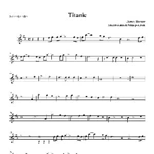小提琴谱 | Titanic 泰坦尼克号