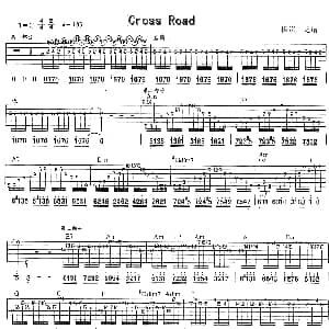 Cross Road 吉他谱 bon jovi