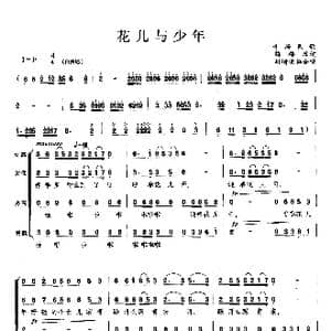 花儿与少年_歌曲简谱