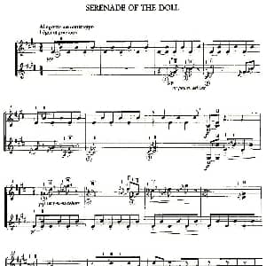 SERENADE OF THE DOLL 吉他谱