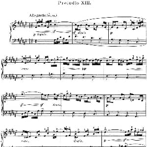 巴赫 平均律钢琴曲集 第一卷 之前奏曲 钢琴谱 巴赫