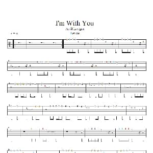 Im with you 吉他谱 Avril Lavigne