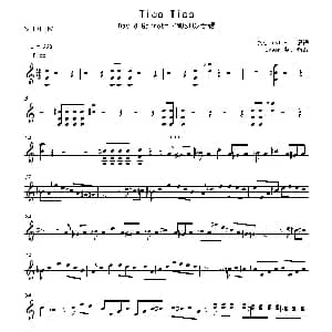 小提琴谱 | Tico Tico 杰杰violin记谱 Lhyon整理