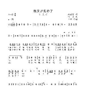 我又梦见你了_歌曲简谱_词曲:范桂贤 宝文