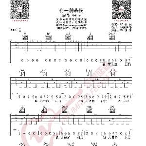A Lin 有一种悲伤 吉他谱_歌曲简谱