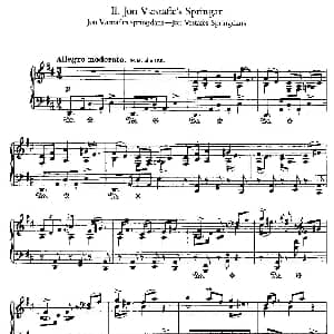 斯拉特舞曲 钢琴谱 爱德华 哈格吕普 格里格