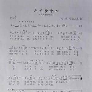 我的梦中人_歌曲简谱_词曲:远航 孙卫东