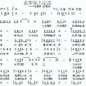 我跟你去流浪_歌谱投稿_词曲:张宏 张宏