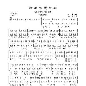 时间你慢些走_歌曲简谱_词曲:辽意 辽意