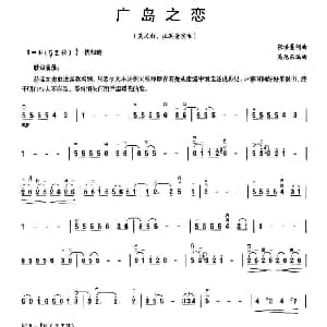 二胡谱 | 广岛之恋 吴旭东 编曲