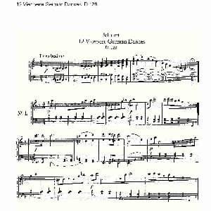 12 Viennese German Dances D.128 12德国维也纳舞曲D.128