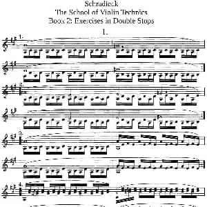 小提琴谱 | 史拉迪克小提琴技术练习 第2册 Ⅰ
