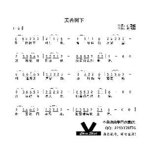 芙蓉树下_歌曲简谱_词曲:谢国超 谢国超