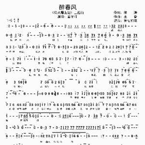 醉春风_歌谱投稿_词曲:陈涛 王备