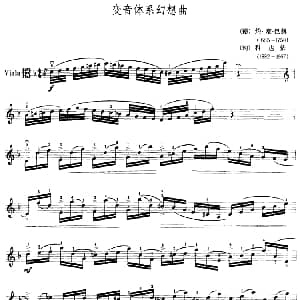 变音体系幻想曲 中提琴 德 约 塞 巴赫 匈 科达依