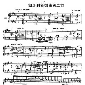 手风琴谱 | 匈牙利狂想曲第2首 杨文涛改编