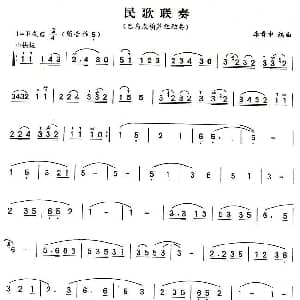 葫芦丝谱 | 民歌联奏 李贵中