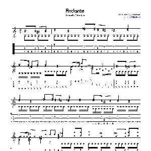aguado andante 1 吉他谱 阿瓜多